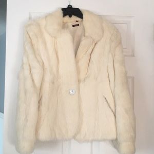 Vintage rabbit fur jacket